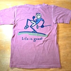 Life is Good Golf  Cotton Short Sleeve Youth T-shirt size Boys Med 10-12